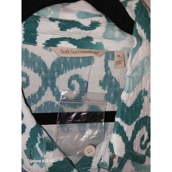 Soft Surroundings Catrina Textured Big Shirt Size XL - Picture 4 of 6